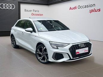  Voir détails -Audi A3 Sportback 30 TDI 116 S tronic 7 S Line à Roissy-en-France (95)