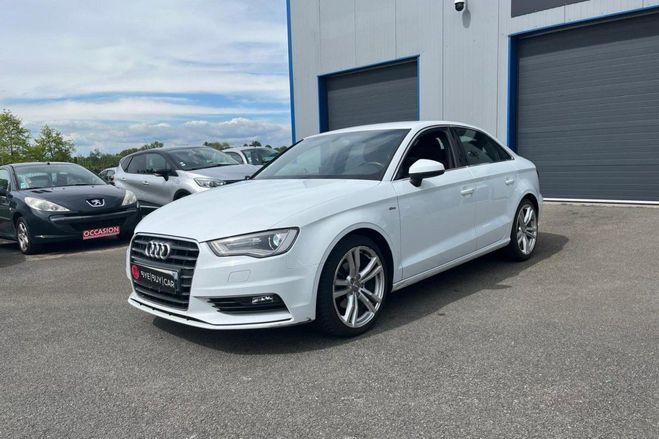 Audi A3 Berline 2.0 TDI - 150 8V S line BV6 SLIN BLANC de 2015