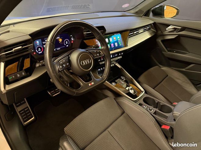 Audi A3 berline 35 tfsi 150 s line tronic 7 gara Blanc de 2021