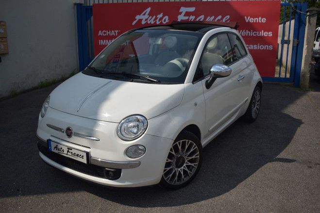 Fiat 500 1.2 8V 69CH LOUNGE BLANC de 2013
