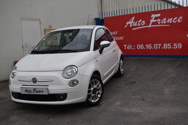 Fiat 500 1.2 8V 69CH SPORT BLANC de 2008