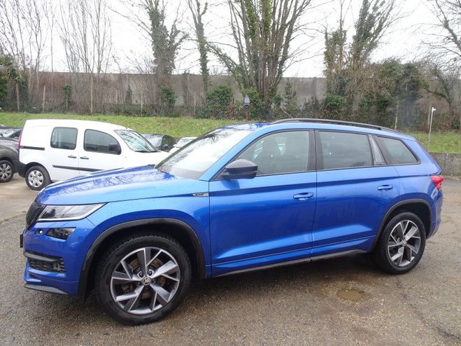 Skoda Kodiaq 2.0 TDI 150CH SCR SPORTLINE DSG EURO6AP  BLEU F de 2021