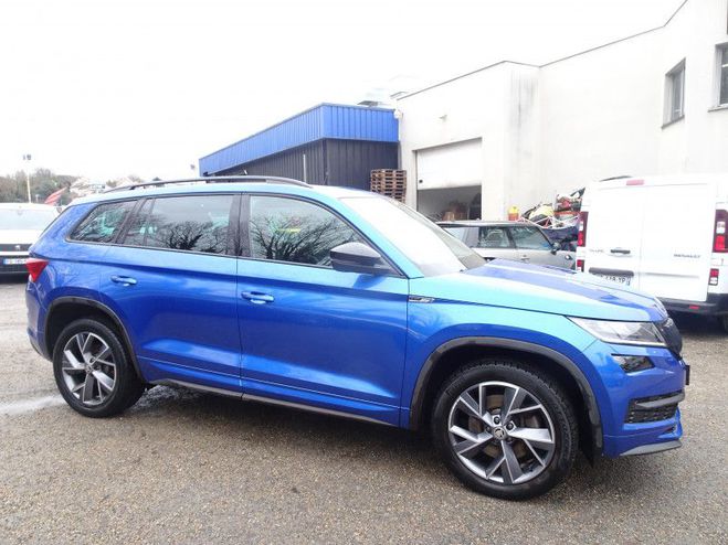 Skoda Kodiaq 2.0 TDI 150CH SCR SPORTLINE DSG EURO6AP  BLEU F de 2021