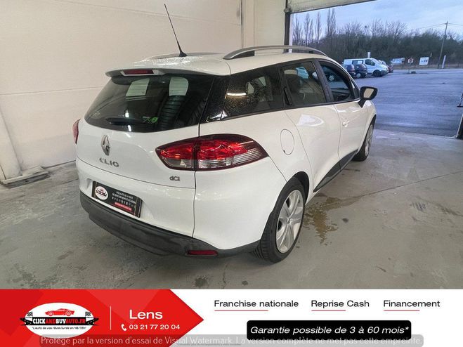 Renault Clio IV ESTATE 1.5 DCI 75CV // BTH / REGULATE Blanc Verni de 2016
