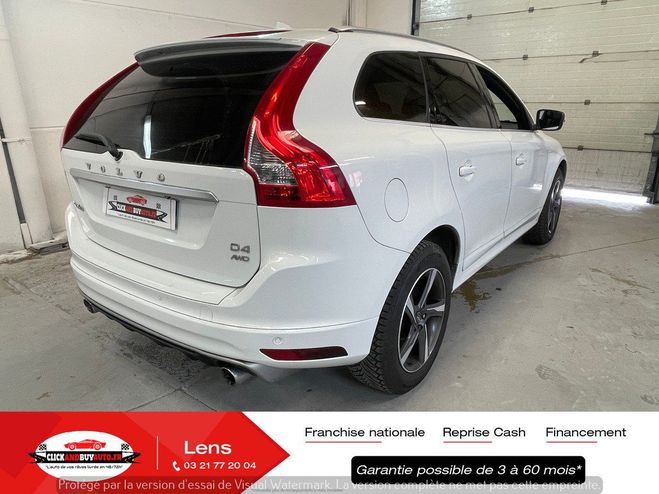 Volvo XC60 4X4 R-DESIGN 2.4 181 CH // GPS / RADARS  Blanc Mtallis de 2015