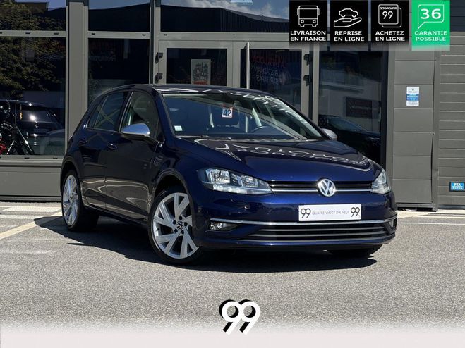 Volkswagen Golf 1.6 TDI 115cv - CarPlay sans fil Camra, Bleu fonc de 2018