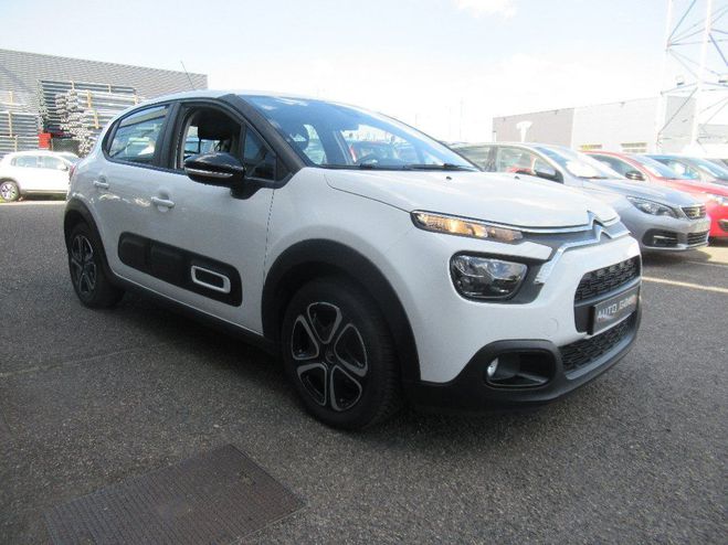 Citroen C3 SOCIETE BLUEHDI 100 SetS BVM FEEL Blanche de 2020