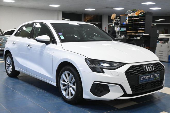 Audi A3 Sportback 30 TFSI 110 Blanc de 2021