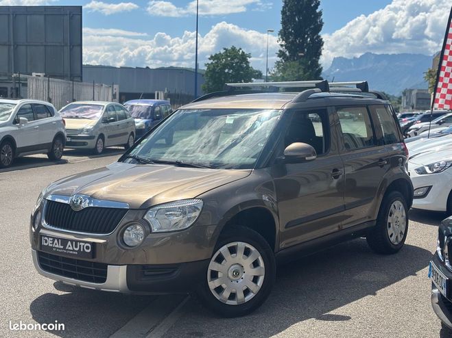 Skoda Yeti 2.0 TDI 110 CR Active 4x4 Marron de 2011