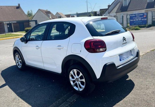 Citroen C3 Socit 1.2 PT 83CV Feel Nav 08/2022 TBE Blanc Mtallis de 2022