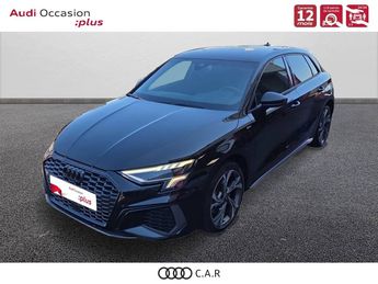  Voir détails -Audi A3 Sportback 40 TFSIe 204 S tronic 6 S Line à  La Rochelle (17)