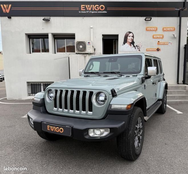 Jeep Wrangler WANGLER Unlimited OVERLAND 380ch HYBRID  Vert de 2023
