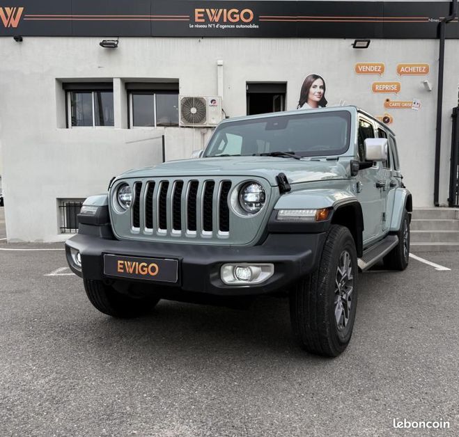 Jeep Wrangler WANGLER Unlimited OVERLAND 380ch HYBRID  Vert de 2023