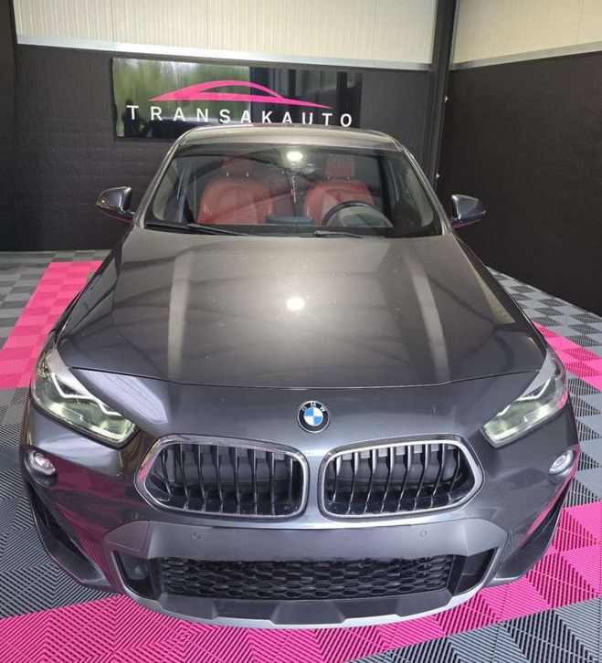 BMW X2 sDrive18 M Sport Cuir Rouge Garantie 12  Gris Mtallis de 
