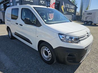  Voir détails -Citroen Berlingo VAN XL 850KG BLUEHDI 100 S&S CABINE APPR à Montauban (82)