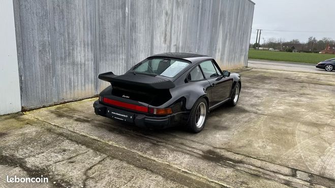 Porsche 911 Turbo 1987 930 Noir Noir de 1987