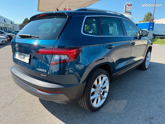 Skoda Karoq 2.0 tdi 150 scr sportline 4x4 dsg7 Bleu de 2018