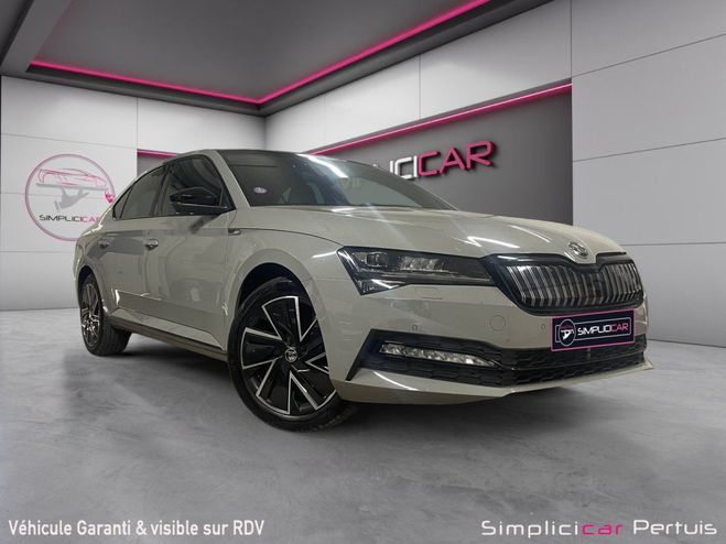 Skoda Superb 1.4 TSI PHEV 218 ch DSG6 Sportline // TO Gris de 2023