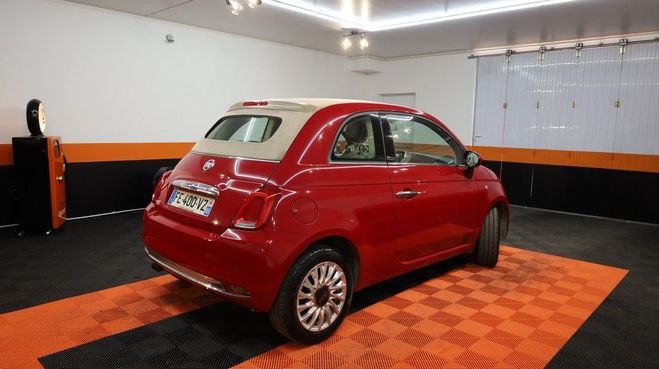 Fiat 500 C 1.2 8V 69CH LOUNGE Rouge de 2017