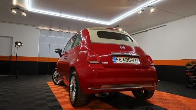 Fiat 500 C 1.2 8V 69CH LOUNGE Rouge de 2017