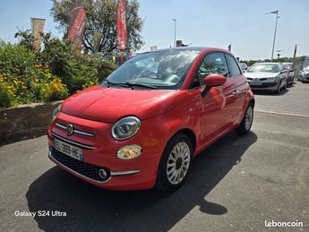  Voir détails -Fiat 500 My17 Lounge 69ch Boite Auto GARANTIE à Sannois (95)