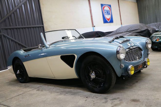 Austin healey 100 100/6 BN4 bleue de 1958
