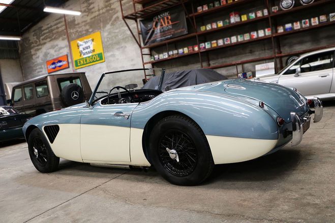 Austin healey 100 100/6 BN4 bleue de 1958