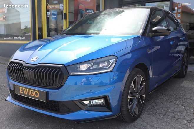 Skoda Fabia 1.0 TSI 110 CH MONTE CARLO DSG7 BVA + CA Bleu de 2023