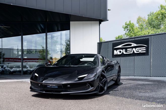 Ferrari 296 GTB 3.0 turbo v6 hybride 830 leasing 2450e-m Noir de 2023