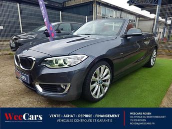  Voir détails -BMW Serie 2 CABRIOLET 2.0 228 I 245 LUXURY BVA à Rouen (76)