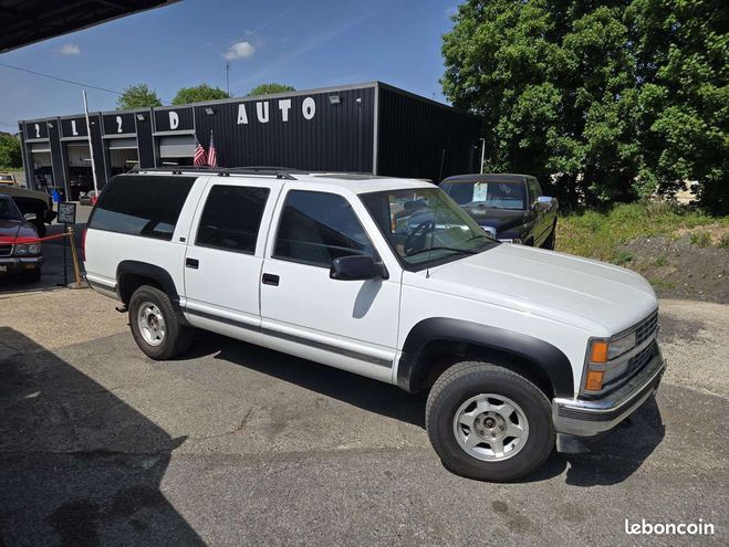 Chevrolet Suburban 4x4 7.4 V8 454ci 8 places Blanc de 1993