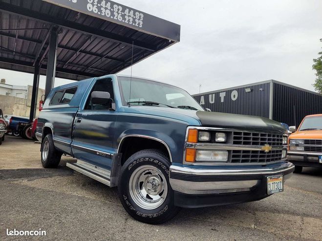Chevrolet Silverado C1500 5.7 V8 350ci benne longue 3 places Bleu de 1988