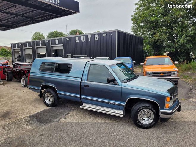 Chevrolet Silverado C1500 5.7 V8 350ci benne longue 3 places Bleu de 1988
