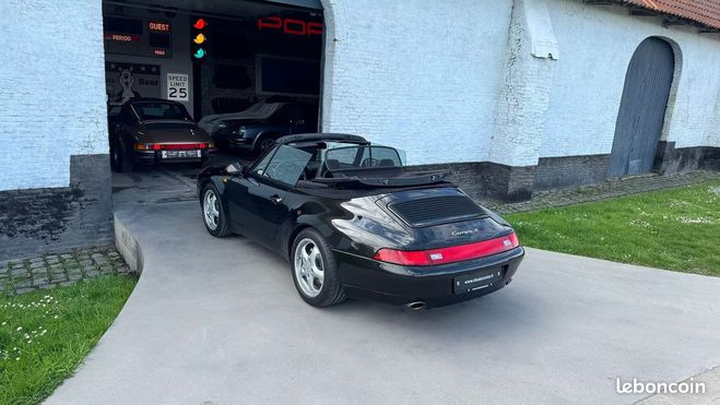 Porsche 911 993 Carrera 4 Cabriolet Noir de 1994