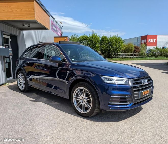 Audi Q5 2.0 55 TFSIE 367H 250ch HYBRID PHEV BLAC Bleu de 2020