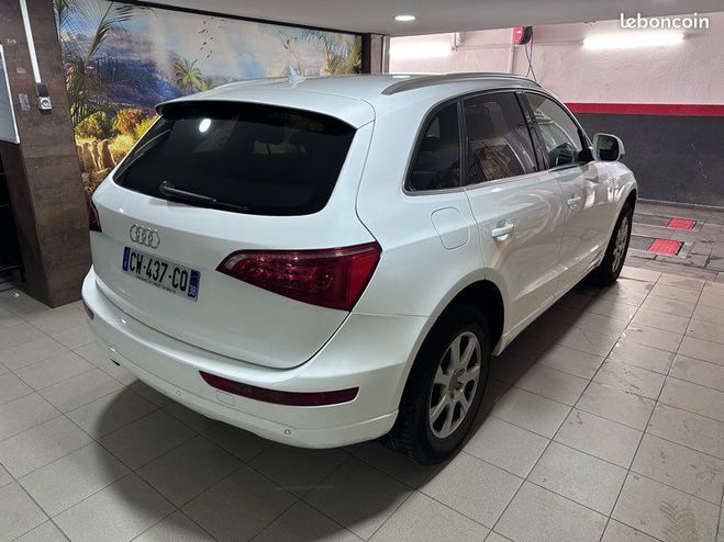 Audi Q5 2l tdi 140 cv sline quatre en trs bon  Blanc de 2010