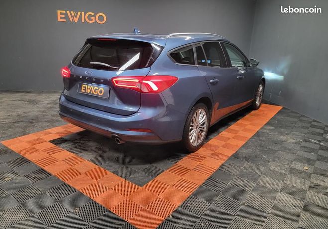 Ford Focus SW BREAK 1.0 ECOBOOST 125ch SCTI TITANIU Bleu de 2019