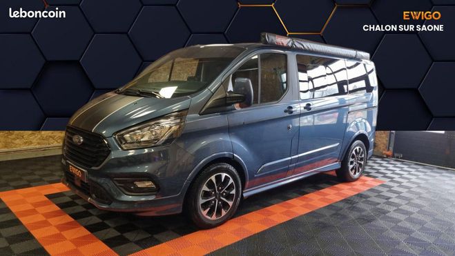 Ford Tourneo Custom SPORT 170 BVA MALUS PAYE Bleu de 2023
