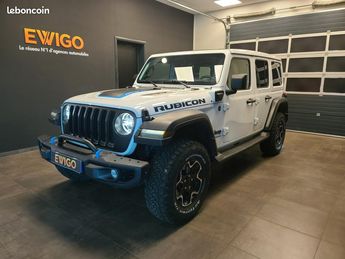  Voir détails -Jeep Wrangler 2.0 T 380ch 4xe Rubicon Rock-Trac à Hnheim (67)