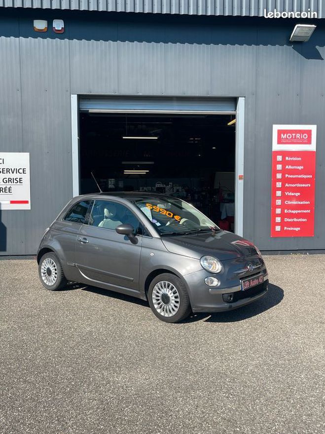 Fiat 500 1.2 69 lounge Blanc de 2009