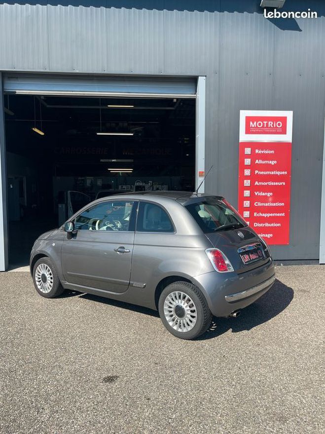 Fiat 500 1.2 69 lounge Blanc de 2009