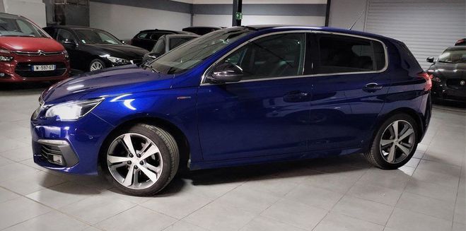 Peugeot 308 GT LINE 130 EAT6 TOIT GPS FULL LEDS Bleu de 2018