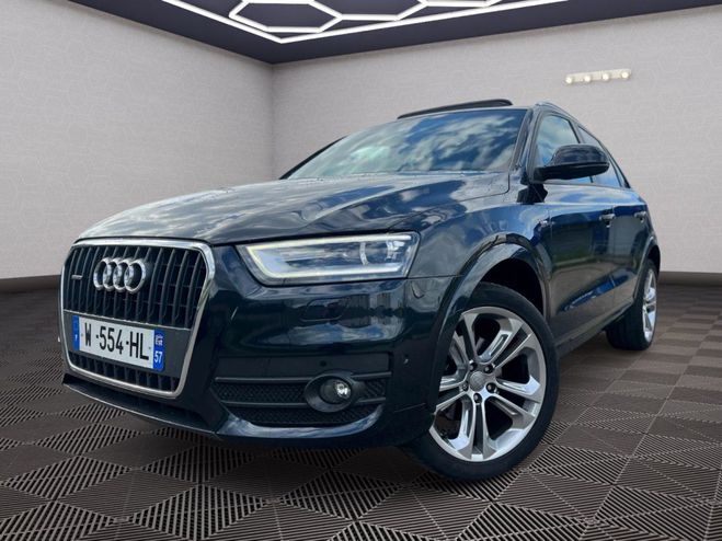 Audi Q3 2.0 TDI 177 S-LINE QUATTRO S-TRONIC + TO Noir de 2014