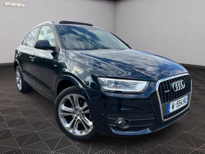 Audi Q3 2.0 TDI 177 S-LINE QUATTRO S-TRONIC + TO Noir de 2014