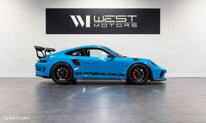 Porsche 911 Type 991.2 GT3 4.0 520 Weissach ? Immat  Bleu de 2018