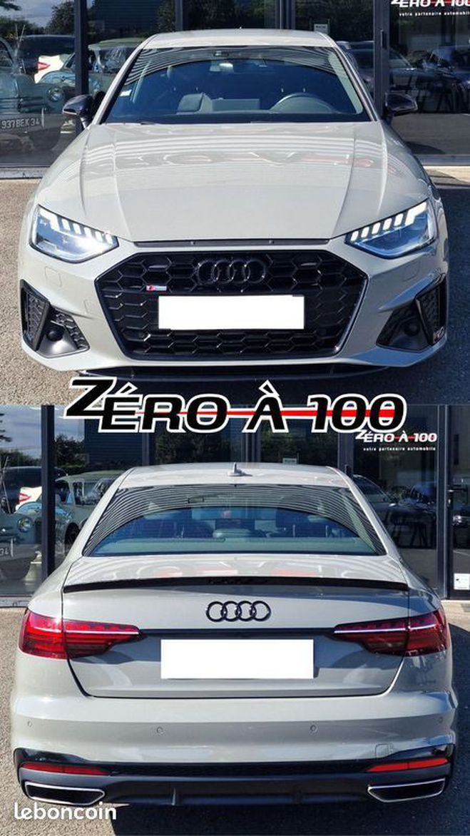 Audi A4 2.0 TFSi Mild Hybrid S-Tronic 7 150 cv B Gris de 2019