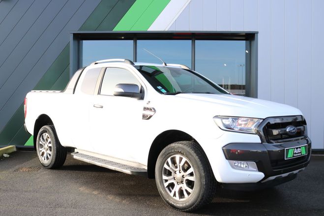 Ford Ranger SUPER CABINE 3.2 TDCi 200 4X4 BVA6 WILDT BLANC de 2017