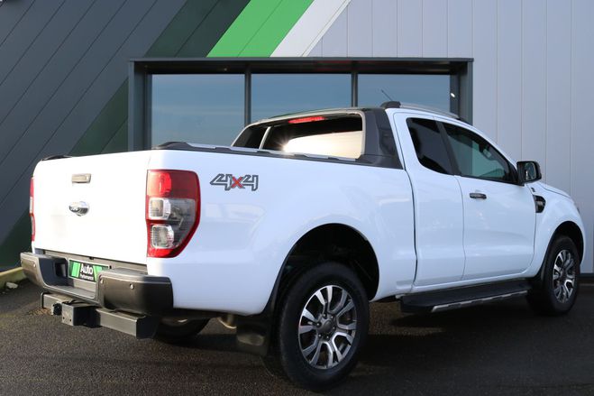 Ford Ranger SUPER CABINE 3.2 TDCi 200 4X4 BVA6 WILDT BLANC de 2017
