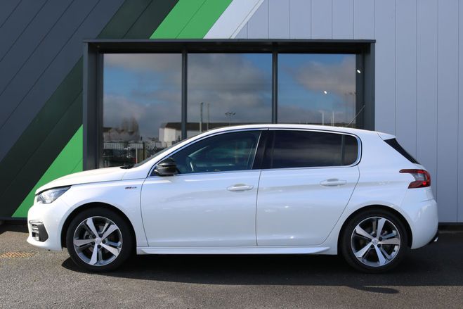 Peugeot 308 BlueHDi 130ch SetS EAT8 GT Line BLANC de 2018