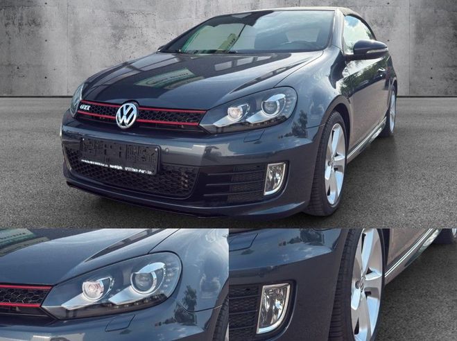 Volkswagen Golf VI Cabriolet GTI 2 0 220 DSG *GARANTIE 1 gris daytona mtal de 2016